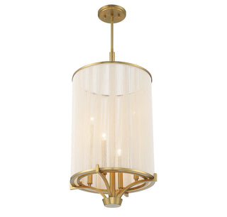 Wynwood 4-Light Chandelier in Warm Brass