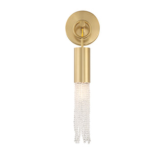 Chelsea 1-Light Wall Sconce in Warm Brass