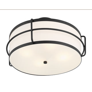 Chauncey 4-Light Ceiling Light in Matte Black