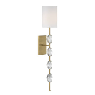 Sebring 1-Light Wall Sconce in Warm Brass