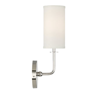 Powell 1-Light Wall Sconce in Polished Nickel