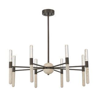 Linden 8-Light Chandelier in Mediterranean Bronze