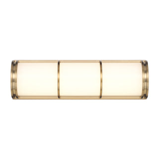 Harper LED Bathroom Vanity Light in Warm Brass