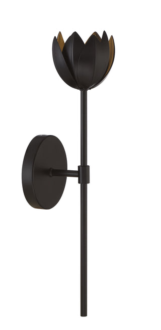 1-Light LED Wall Sconce in Matte Black
