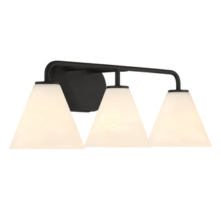 Blair 3-Light Bathroom Vanity Light in Matte Black