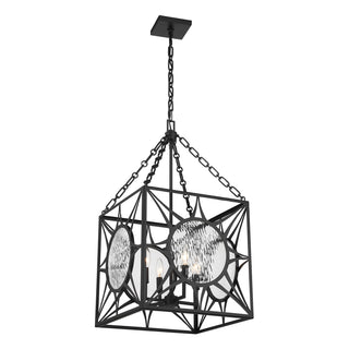 Balfour 4-Light Pendant in Matte Black