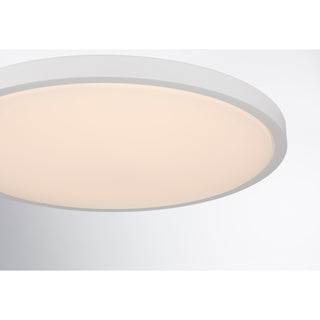20" LED Flush Mount in White