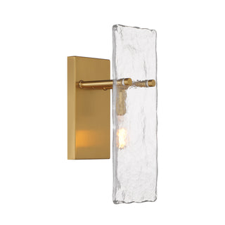 Genry 1-Light Wall Sconce in Warm Brass