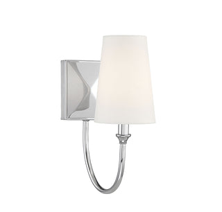 Cameron 1-Light Wall Sconce in Polished Nickel