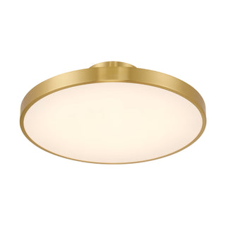 Thayer 1-Light LED Ceiling Light in Warm Brass