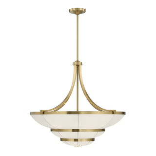 Constantine 4-Light Chandelier in Warm Brass