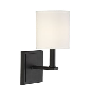 Waverly 1-Light Wall Sconce in Matte Black