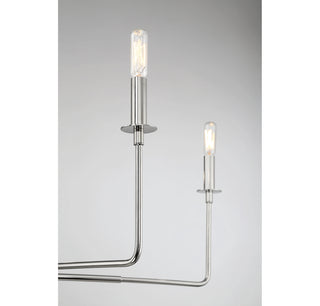 Salerno 6-Light Chandelier in 
Polished Nickel