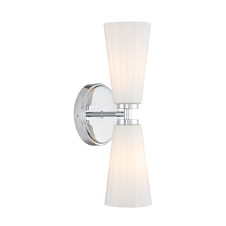 2-Light Wall Sconce in Chrome