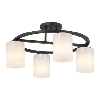 Herron 4-Light Ceiling Light in Matte Black