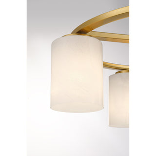 Herron 4-Light Ceiling Light in Warm Brass