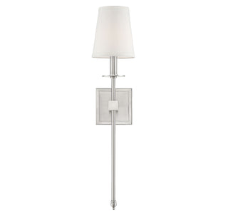 Monroe 1-Light Wall Sconce in Satin Nickel