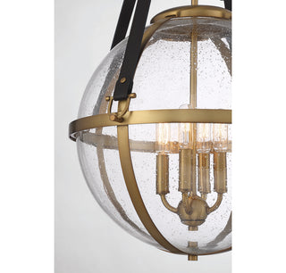 Bozeman 4-Light Pendant in Warm Brass