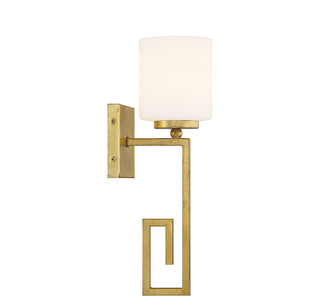 Quatrain 1-Light Wall Sconce in True Gold