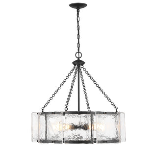 Genry 5-Light Pendant in Matte Black