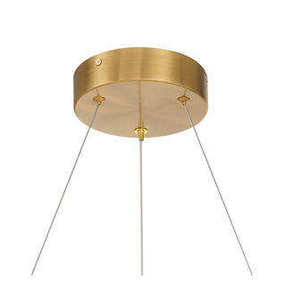 Castello 6-Light Chandelier in Warm Brass