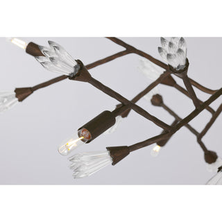 Malinda 6-Light Chandelier in Bark by Breegan Jane
