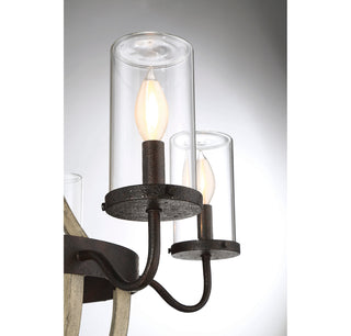 Eden 6-Light Outdoor Chandelier in Weathervane
