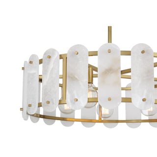 Antolini 5-Light Pendant in Warm Brass