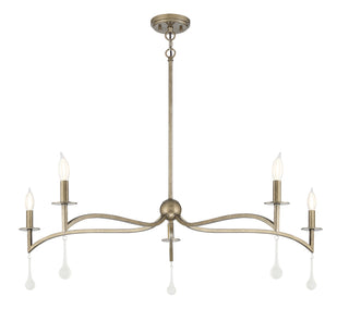 Laramie 5-Light Chandelier in Chelsea Gold