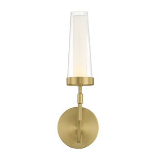 Butler 1-Light Wall Sconce in Warm Brass