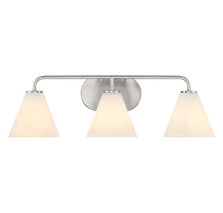 Blair 3-Light Bathroom Vanity Light in Satin Nickel