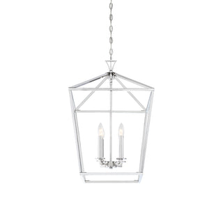 Townsend 4-Light Pendant in Polished Nickel