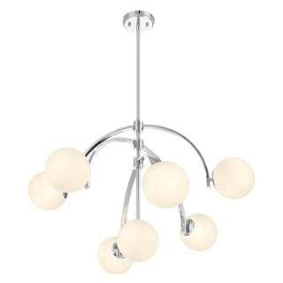 Marias 7-Light Chandelier in Polished Chrome