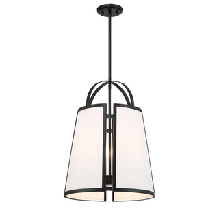 Chartwell 4-Light Pendant in Matte Black
