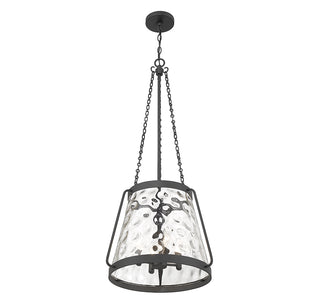 Crawford 4-Light Pendant in Matte Black