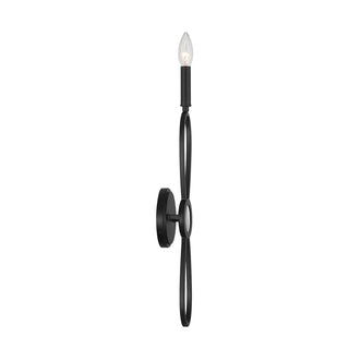 Minette 1-Light Wall Sconce in Matte Black
