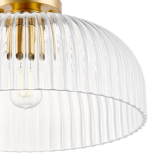 1-Light Ceiling Light in Natural Brass