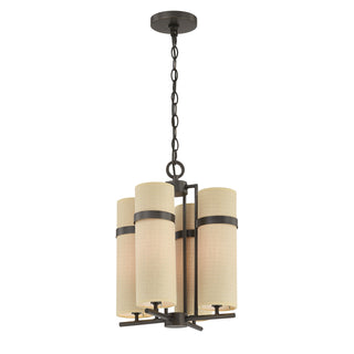Weston 4-Light Chandelier in Mediterranean Bronze by Dann Foley