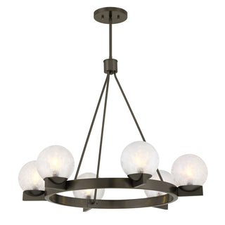 Darien 6-Light Chandelier in Mediterranean Bronze