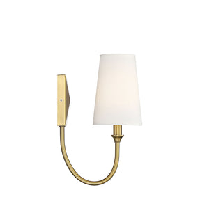 Cameron 1-Light Wall Sconce in Warm Brass
