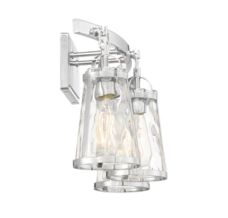 Albany 3-Light Bathroom Vanity Light in Polished Chrome