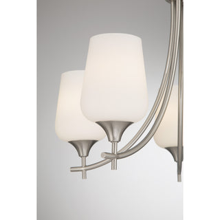 Octave 5-Light Chandelier in Satin Nickel