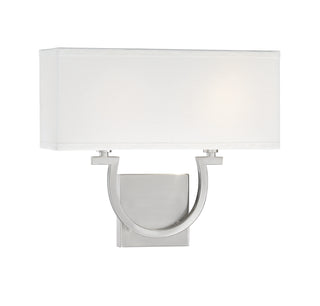 Rhodes 2-Light Wall Sconce in Satin Nickel