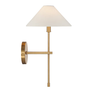 Avon 1-Light Wall Sconce in Warm Brass