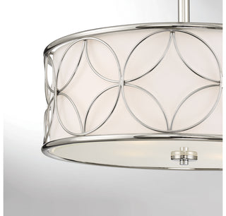 Reid 4-Light Ceiling Light in Polished Nickel