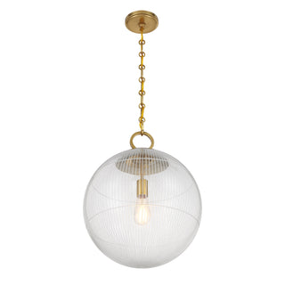 Cabot 1-Light Pendant in Warm Brass