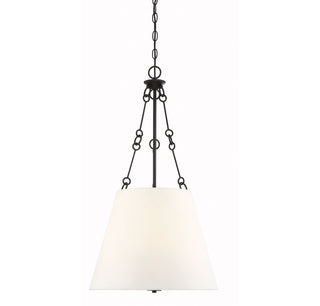 Austin 4-Light Pendant in English Bronze