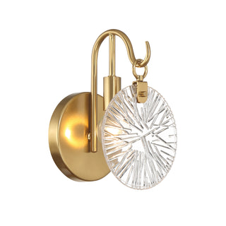 Addison 1-Light Wall Sconce in Warm Brass