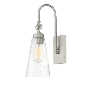 York 1-Light Adjustable Wall Sconce in Satin Nickel