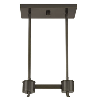 Darien 8-Light Linear Chandelier in Mediterranean Bronze